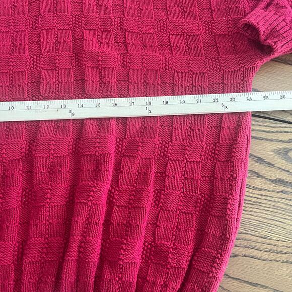 NWT Vintage Tony Lambert Design Group Men's Large Sweater Red USA Made - Picture 4 of 6